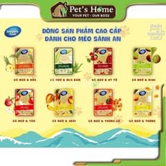 Pate Snappy Tom thức ăn ướt mềm cá ngừ mix trái cây bổ sung chất dinh dưỡng cho mèo Thái Lan gói 70g