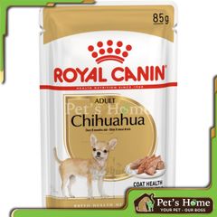 Pate Royal Canin thức ăn mềm ướt kích thích ăn uống, cung cấp Omega 3 cho giống chó Chihuahua Pháp gói 85g