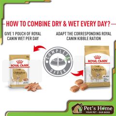Pate Royal Canin thức ăn mềm ướt kích thích ăn uống, cung cấp Omega 3 cho giống chó Chihuahua Pháp gói 85g