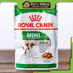 Pate Royal Canin Mini Adult thức ăn mềm ướt cho chó lớn giống nhỏ Pháp gói 85g