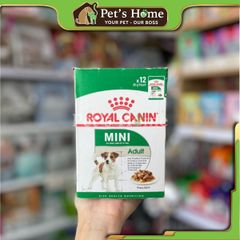 Pate Royal Canin Mini Adult thức ăn mềm ướt cho chó lớn giống nhỏ Pháp gói 85g