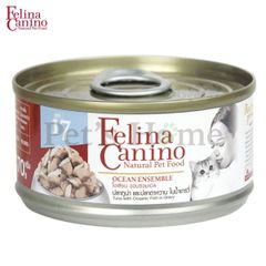 Pate Felina Canino thức ăn mềm giàu đạm và Omega 3, hỗ trợ tiêu hoá cho mèo Thái Lan lon 70g