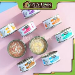 Pate Kit Cat Gravy thức ăn mềm ướt dạng thịt nấu sốt bổ sung Taurine cho mèo lon 70g