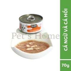 Pate Kit Cat Gravy thức ăn mềm ướt dạng thịt nấu sốt bổ sung Taurine cho mèo lon 70g