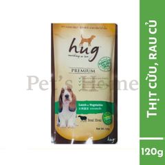 Pate Hug thức ăn mềm ướt cho chó Thái Lan gói 120g