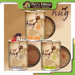 Pate Hug thức ăn mềm ướt cho chó vị cừu gà bò Thái Lan lon 400g