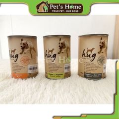 Pate Hug thức ăn mềm ướt cho chó vị cừu gà bò Thái Lan lon 400g