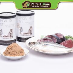 Pate King's Pet thức ăn mềm ướt cho chó mèo Việt Nam lon 380g