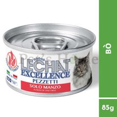 Pate Lechat cho mèo lon 85g (vị ngẫu nhiên)