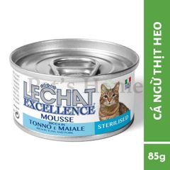 Pate Lechat cho mèo lon 85g (vị ngẫu nhiên)