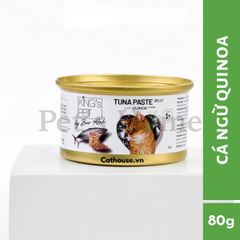 Pate King's Pet by Bao Anh thức ăn ướt mềm không chứa chất bảo quản cho mèo nội địa lon 80g