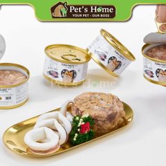 Pate King's Pet by Bao Anh thức ăn ướt mềm không chứa chất bảo quản cho mèo nội địa lon 80g