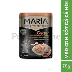 Pate mèo Maria cho mèo mọi lứa tuổi nhập Thái Lan gói 70g