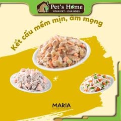 Pate Maria thức ăn ướt mềm chứa lợi khuẩn hỗ trợ tiêu hóa cho mèo Thái Lan gói 70g