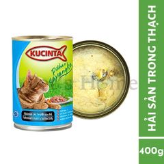 Pate Kucinta thức ăn mềm ướt giàu Protein, Omega 3, Vitamin cho mèo Malaysia lon 400g