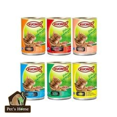 Pate Kucinta thức ăn mềm ướt giàu Protein, Omega 3, Vitamin cho mèo Malaysia lon 400g