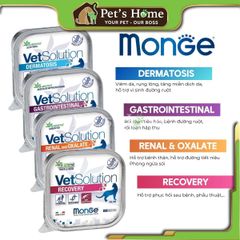 Pate Monge VetSolution thức ăn ướt mềm cho mèo Ý 100g