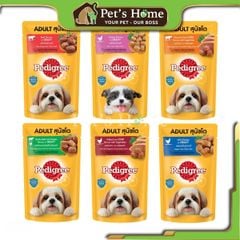 Pate Pedigree thức ăn mềm ướt bổ sung chất dinh dưỡng cho chó con, chó lớn Thái Lan gói 130g