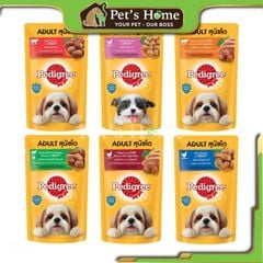 Pate Pedigree thức ăn mềm ướt cho chó con, chó lớn Thái Lan gói 130g