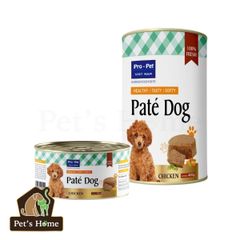 Pate Pro Pet thức ăn mềm ướt cho chó nội địa lon 400g