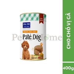 Pate Pro Pet thức ăn mềm ướt cho chó nội địa lon 400g