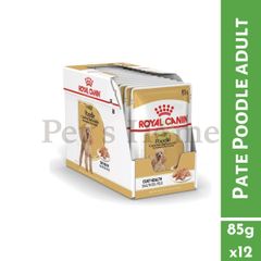 Pate Royal Canin Poodle thức ăn ướt cho giống chó Poodle trên 10 tháng tuổi Pháp gói 85g