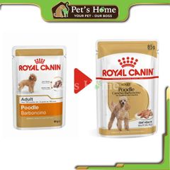 Pate Royal Canin Poodle thức ăn ướt cho giống chó Poodle trên 10 tháng tuổi Pháp gói 85g