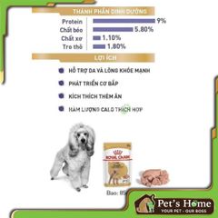 Pate Royal Canin Poodle thức ăn ướt cho giống chó Poodle trên 10 tháng tuổi Pháp gói 85g