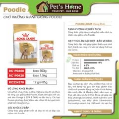 Pate Royal Canin Poodle thức ăn ướt cho giống chó Poodle trên 10 tháng tuổi Pháp gói 85g