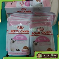 Pate Royal Canin Kitten Instinctive thức ăn ướt mềm tăng cường hệ miễn dịch cho mèo con Pháp gói 85g