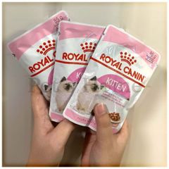 Pate Royal Canin Kitten Instinctive thức ăn ướt mềm tăng cường hệ miễn dịch cho mèo con Pháp gói 85g