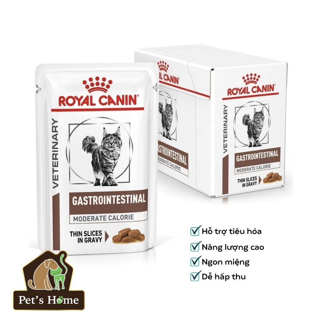 Pate Royal Canin Gastro Intestinal thức ăn mềm hỗ trợ tiêu hóa cho mèo Pháp gói 100g