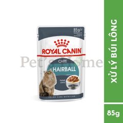 Pate Royal Canin Hairball Care thức ăn ướt mềm ngăn ngừa và loại bỏ búi lông cho mèo Pháp gói 85g