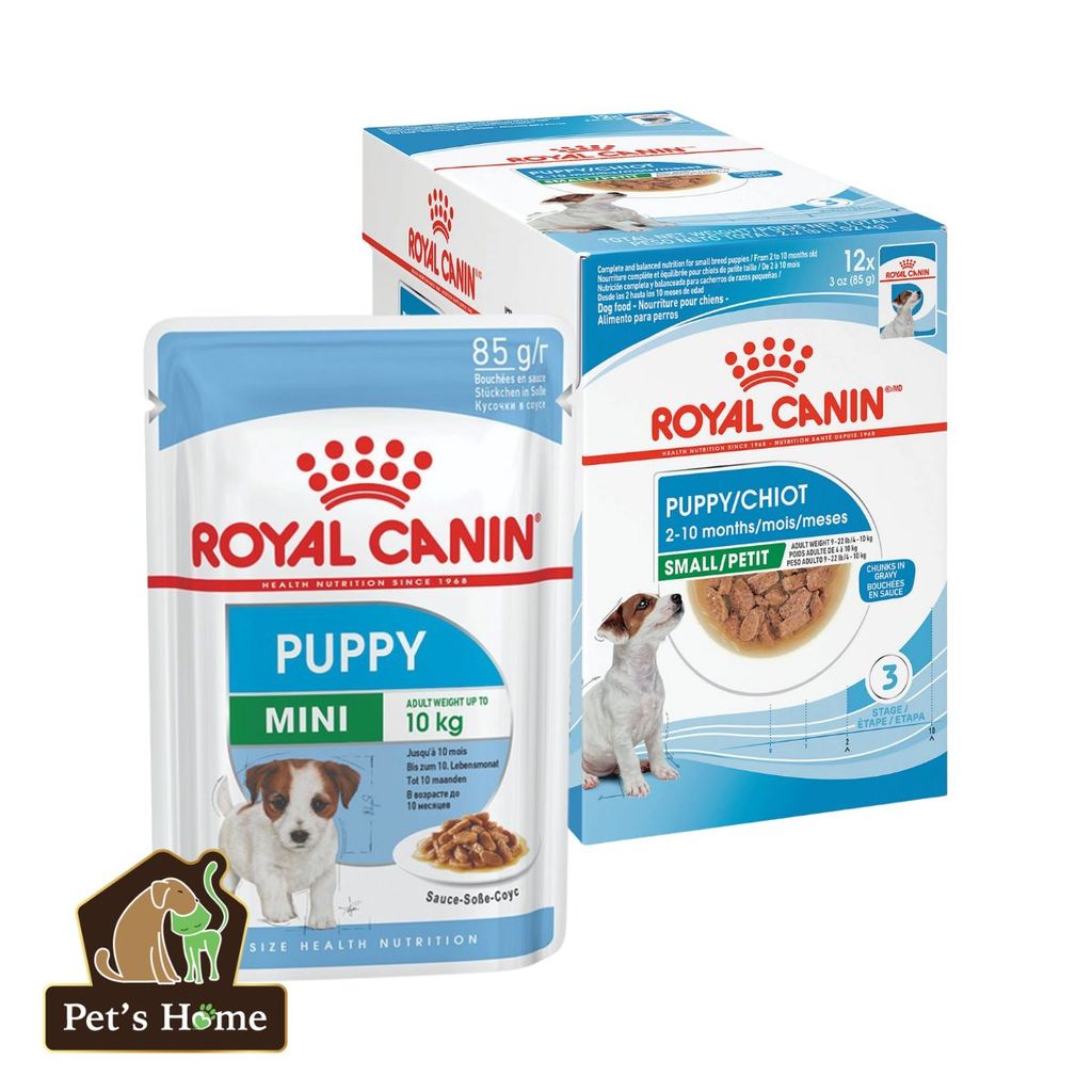 Pate Royal Canin Mini Puppy thức ăn mềm ướt bổ sung dinh dưỡng cho chó con giống nhỏ Pháp gói 85g