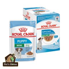 Pate Royal Canin Mini Puppy thức ăn mềm ướt bổ sung dinh dưỡng cho chó con giống nhỏ Pháp gói 85g