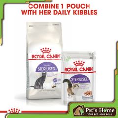 Pate Royal Canin Sterilised thức ăn ướt mềm giúp kiểm soát cân nặng cho mèo đã triệt sản Pháp gói 85g