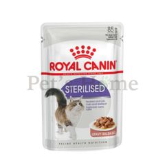 Pate Royal Canin Sterilised thức ăn ướt mềm giúp kiểm soát cân nặng cho mèo đã triệt sản Pháp gói 85g