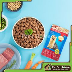 Pate Smartheart thức ăn mềm ướt cho chó chứa DHA, Omega 3 hỗ trợ chức năng hệ thần kinh cho chó Thái Lan gói 130g