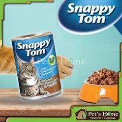 Pate Snappy Tom Grain Free cho mèo lon 400g