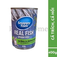 Pate Snappy Tom Grain Free từ thịt, cá thật bổ sung Taurine và Vitamin cho mèo Thái Lan 400g