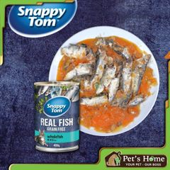 Pate Snappy Tom Grain Free từ thịt, cá thật bổ sung Taurine và Vitamin cho mèo Thái Lan 400g