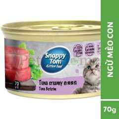 Pate mèo Snappy Tom Premium giàu protein, bổ sung Taurine tốt cho mắt và tim mạch cho mèo lon 85g