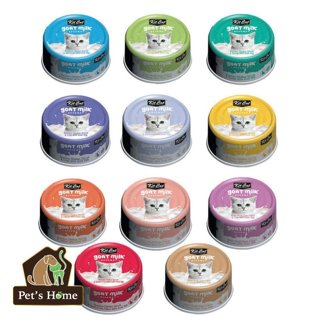 Pate sữa dê Kit Cat cá ngừ lon 70g