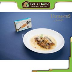 Pate Ultimates Indulge thức ăn ướt mềm cao cấp chứa cá và thịt thật, không chất bảo quản cho mèo Thái Lan khay 85g