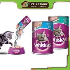 Pate Whiskas hỗ trợ tiêu hoá, kích thích vị giác cho mèo con Thái Lan 400g