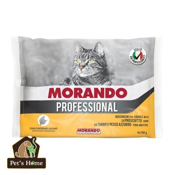 Pate Morando M54 cho mèo pack 4 Gói x 100g