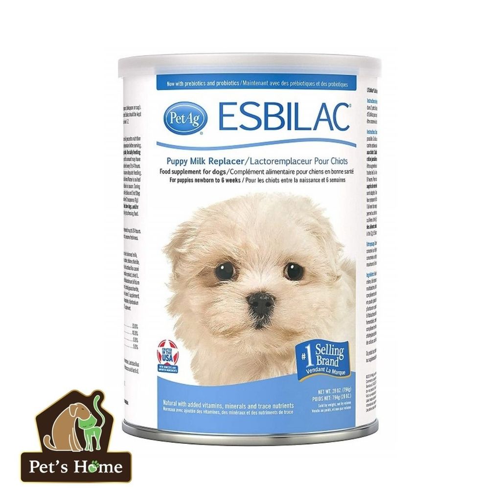 Sữa PetAg Esbilac Puppy Milk Replacer Powder sữa bột thay thế sữa mẹ cho chó sơ sinh Mỹ lon 340g