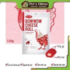 Phô mai cuộn BowWow 120g