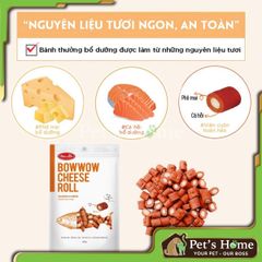 Phô mai cuộn BowWow 120g