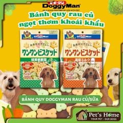 Bánh quy Doggyman cho chó mix rau củ, sữa